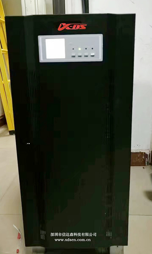 菲彩国际为山河屯林业局职工医院部署DW9930(30KVA)工频机两台